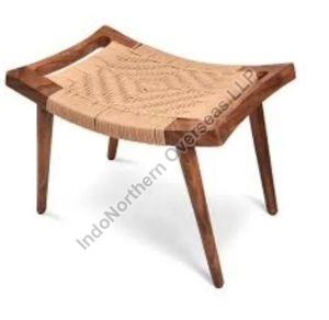 Jute Braided Wooden Manjhi Stool