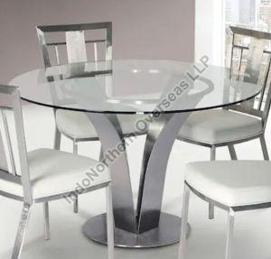 Glass Dining Table Set