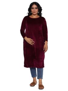 Stretchable Velvet Kurta