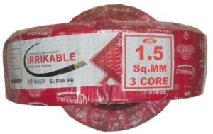 Irrikable Round Cable 3Core 1.50Sqmm, 90mtr