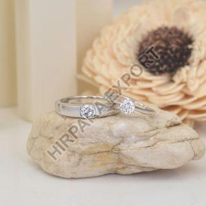 Couple Bands Diamond Ring