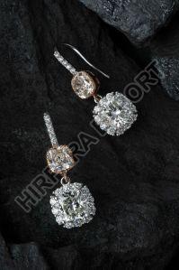 Modern Diamond Earrings