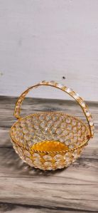 Iron Crystal Basket