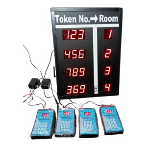 5 Counter Display Synchronised Token Dispenser System