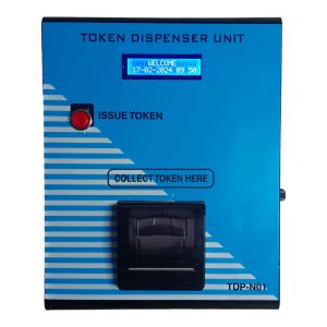1 Counter Token Dispenser Printer Machine