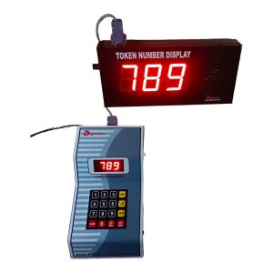 Display Synchronised Token Dispenser System