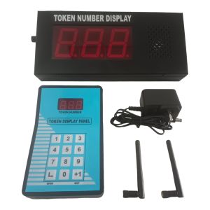 2.5 Inch 3 Digits Dual Voice High Range Token Display System