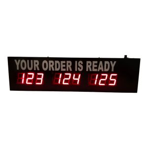 2.5 inch 3 Digits 3 Window Bell Sounded Token Display System