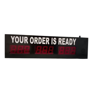 2.5 inch 3 Digits 3 Window Multi Language.Token Display System