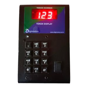 4 Inch 3 Digits Dual Voice Token Display System