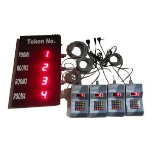 4 Counter Display Synchronised Token Dispenser System