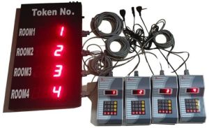 5 Counter Display Synchronised Token Dispenser System