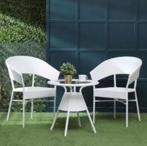 Outdoor Balcony Furniture Set 1 Table 2 Chair