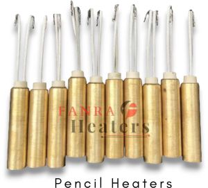 Brass Pencil, Cartridge Heaters 12mmX50mm, 36V,110V,230V - 75W for Gas pre heater