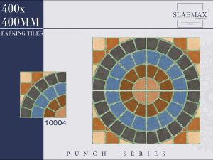 10004 Punch Series Ceramic Parking Tiles