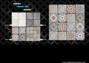 MS-8007 Moroccan Series Satin Matt Porcelain Tiles