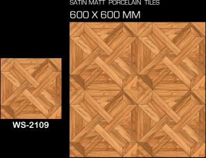 WS-2109 Wood Series Satin Matt Porcelain Tiles