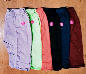 Girls Plain Capri