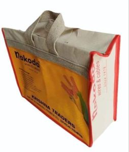 Promotional Electrical Cable Packaging Canvas Bag