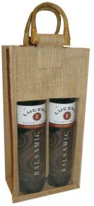 Jute Wine Bottle Bags