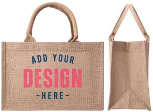 Printed Jute Shopping Bags