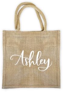 Printed Jute Shopping Bags