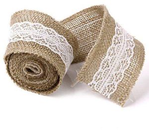 Embroidered Jute Tape