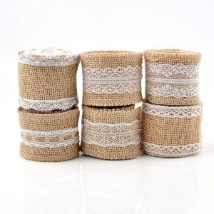 Embroidered Jute Tape