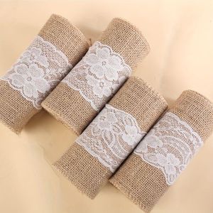Embroidered Jute Tape