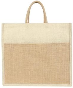 Off White Jute Bags