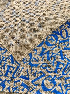 Printed Jute Fabric