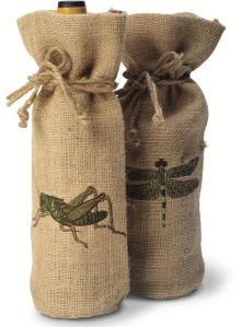 Jute Liquor Bottle Bags