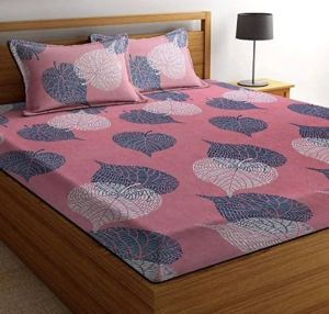 Cotton Multicolor Bed Sheet
