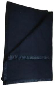 Navy Blue Woolen Blanket