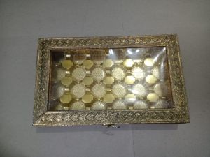 Wooden metal sheet box