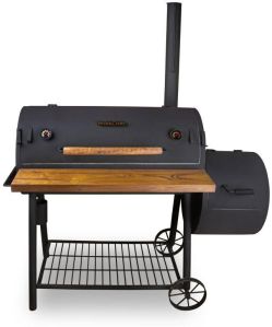 Reverse Flow Offset Smoker and Barbeque Grill