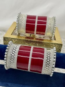 Silver Bridal Chura