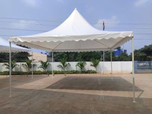 White PVC Pagoda 20X20 Size