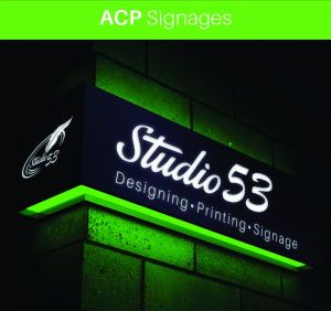 acp signage board