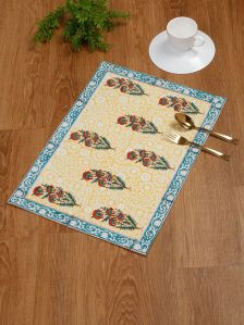 embroidered table mat