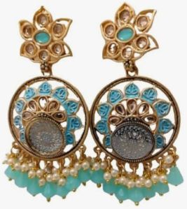 Saafrlife meenakari beads kundan jewellery