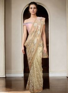 enchanting rosewood sequins delight saree rental services