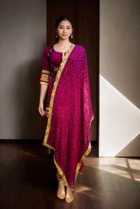 Wine Suit with Multi-Color Embellishments for Rental