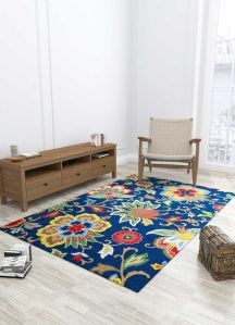 Floral Hand Tufted Wool Carpet
