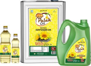 Palak oil sunflower oil