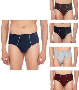 Rupa Euro Men's 100% Cotton Inner Elastic Briefs