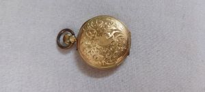 antique pocket watch back