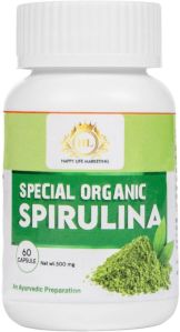 Special Organic Spirulina 500mg Capsule