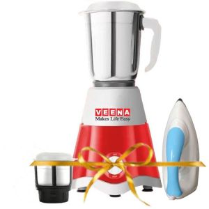 Veena Mixer Grinder 2 Jars with Iron