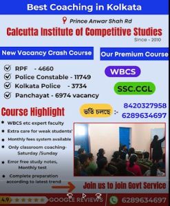 WBCS coaching in Kolkata